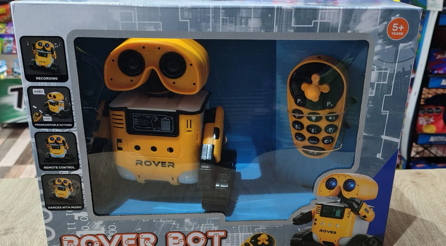 Juguetes interactivos robot Rover Bot y tecnología infantil